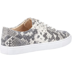 ) Hush Puppies Tessa Suede Women's Python Trainers - Grey, 7 (Adults'