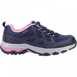 , Navy/Pink) Wychwood Low Navy/Pink Waterproof Womens Eco-Conscious Walking Trainers - 3 (Adults'