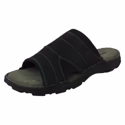 Mens Hush Puppies Casual Sandals Austin - Black Nubuck - UK Size 7 - EU Size 41 - US Size 8 - Tan, UK 7