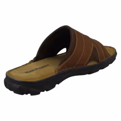 Mens Hush Puppies Casual Sandals Austin - Black Nubuck - UK Size 7 - EU Size 41 - US Size 8 - Tan, UK 7