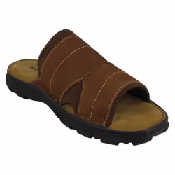 Mens Hush Puppies Casual Sandals Austin - Black Nubuck - UK Size 7 - EU Size 41 - US Size 8 - Tan, UK 7