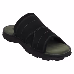 Mens Hush Puppies Casual Sandals Austin - Black Nubuck - UK Size 7 - EU Size 41 - US Size 8 - Black, UK 8