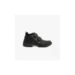 Hush Puppies JEZZA Boys Leather School Boots Black - UK 10.5, Black