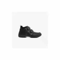 Hush Puppies JEZZA Boys Leather School Boots Black - UK 12, Black