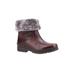 Hush Puppies ALICE Womens Leather Mid-Height Boots Tan - UK 6