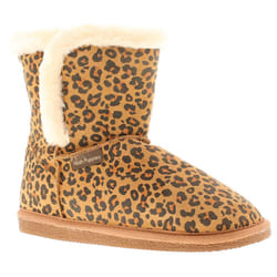 ) Hush Puppies Ashleigh Womens Leather Slipper Boots leopard UK Size - Multicoloured, 3 (Adults'