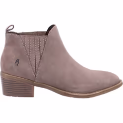) Hush Puppies Isobel Leather Women's Taupe Boots - Brown, 3 (Adults'