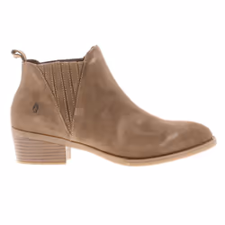 ) Hush Puppies Womens Boots Ankle Isobel Suede Leather Slip On taupe UK Size - Beige, 5 (Adults'