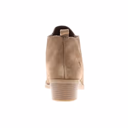 ) Hush Puppies Womens Boots Ankle Isobel Suede Leather Slip On taupe UK Size - Beige, 6 (Adults'