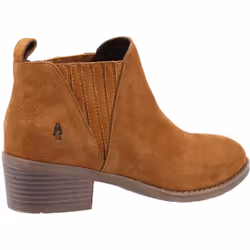 ) Hush Puppies Isobel Leather Women's Tan Boots - Brown, 8 (Adults'