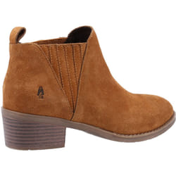 ) Hush Puppies Isobel Leather Women's Tan Boots - Brown, 8 (Adults'