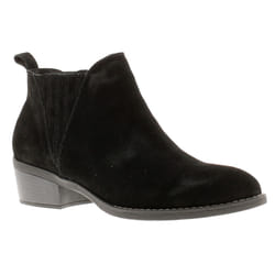 ) Hush Puppies Womens Boots Ankle Isobel Leather Slip On black UK Size - Black, 3 (Adults'