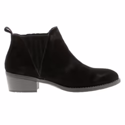 ) Hush Puppies Womens Boots Ankle Isobel Leather Slip On black UK Size - Black, 3 (Adults'