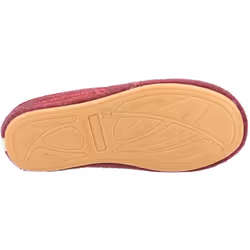 ) Hush Puppies The Good 90% Recycled RPET Polyester Women's Burgundy Slippers - Red, 4 (Adults'
