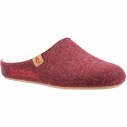 ) Hush Puppies The Good 90% Recycled RPET Polyester Women's Burgundy Slippers - Red, 8 (Adults'