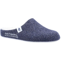 ) Hush Puppies The Good 90% Recycled RPET Polyester Women's Navy Slippers - Blue, 3 (Adults'