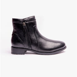 Hush Puppies SCARLETT Womens Leather Ankle Boots Black - UK 6