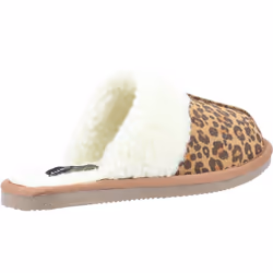 ) Hush Puppies Arianna Suede Women's Multicoloured Slippers - Brown, 3 (Adults'