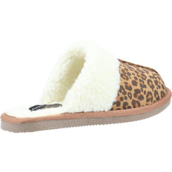 ) Hush Puppies Arianna Suede Women's Multicoloured Slippers - Brown, 3 (Adults'