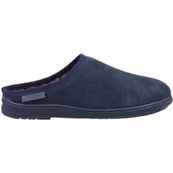 ) Hush Puppies Ashton Suede Men's Navy Slippers - Blue, 11 (Adults'