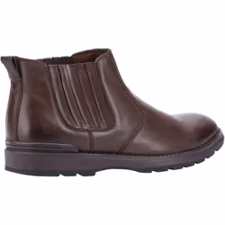 ) Hush Puppies Gary Leather Men's Brown Boots - Brown, 6 (Adults'