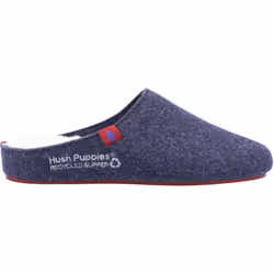 ) Hush Puppies The Good 90% Recycled RPET Polyester Men's Navy Slippers - Blue, 11 (Adults'
