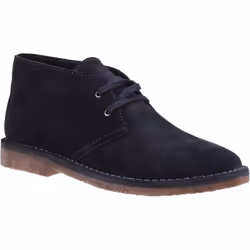 ) Hush Puppies Samuel Suede Men's Navy Boots - Blue, 6 (Adults'