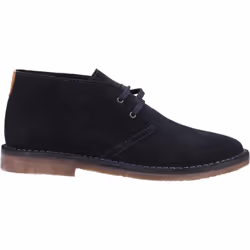 ) Hush Puppies Samuel Suede Men's Navy Boots - Blue, 6 (Adults'