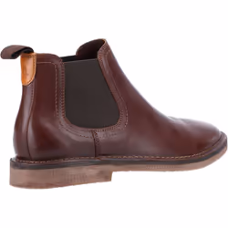 ) Hush Puppies Shaun Leather Men's Brown Boots - Brown, 12 (Adults'