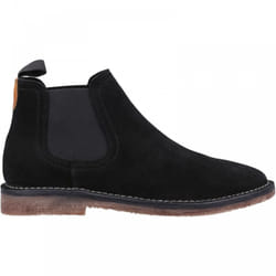) Shaun | Black | Mens Chelsea Boots - 8 (Adults'