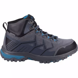 , Grey/Blue) Wychwood Mid Grey/Blue Waterproof Ladies Eco-Conscious Lace-up Boots - 7 (Adults'