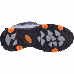 , Navy) Coaley Navy Kids Lace-up Hiking Boots - 10 (Children's