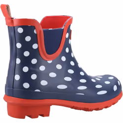 Cotswold Blakney Waterproof Ankle Boot Blue/Red