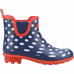 Cotswold Blakney Waterproof Ankle Boot Blue/Red