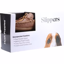 ) Hush Puppies Ace Leather Men's Tan Slippers - Brown, 6 (Adults'