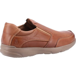 ) Hush Puppies Aaron Leather Men's Brown Loafers - Brown, 6 (Adults'