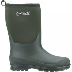 Senior Hilly | Green | Kids Neoprene Wellies