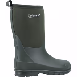 Senior Hilly | Green | Kids Neoprene Wellies