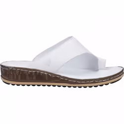 Elissa | White | Womens Toe-Post Sandals
