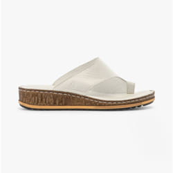 Hush Puppies ELISSA Womens Toepost Sandals White - UK 4
