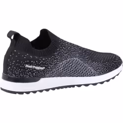 ) Hush Puppies Ennis Textile Women's Black Trainers - Black, 3 (Adults'