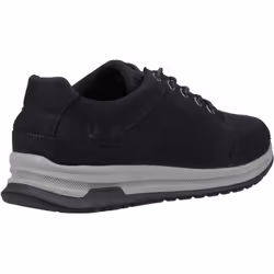 ) Hush Puppies Joseph Leather Men's Black Nubuck Lace-Up Shoes - Black, 6 (Adults'
