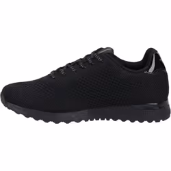 ) Hush Puppies Katrina Textile Women's Black Trainers - Black, 4 (Adults'