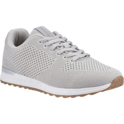 ) Hush Puppies Katrina Textile Women's Grey Trainers - Grey, 7 (Adults'