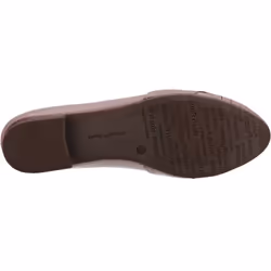 ) Hush Puppies Marley Ballerina Leather Women's Blush Flats - Pink, 4 (Adults'