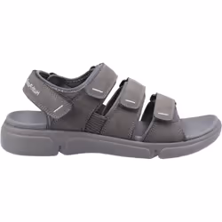 ) Hush Puppies Raul Polyurethane Men's Grey Sandals - Grey, 6 (Adults'