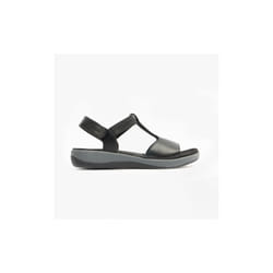 Hush Puppies SYLVIE Womens Leather Sandals Black - UK 3