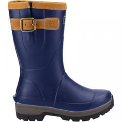 , Navy) Stratus Short Navy Unisex All Weather Short Wellingtons - 7 (Adults'