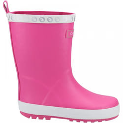 , Pink) Senior Prestbury Pink Kids Cleated Sole Wellingtons - 10.5 (Children's