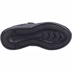 ) Hush Puppies Marling Easy Senior Polyurethane Black Shoes - Black, 3 (Adults'